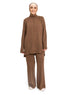 Wood Ribbed Knit Suit - Khotwh